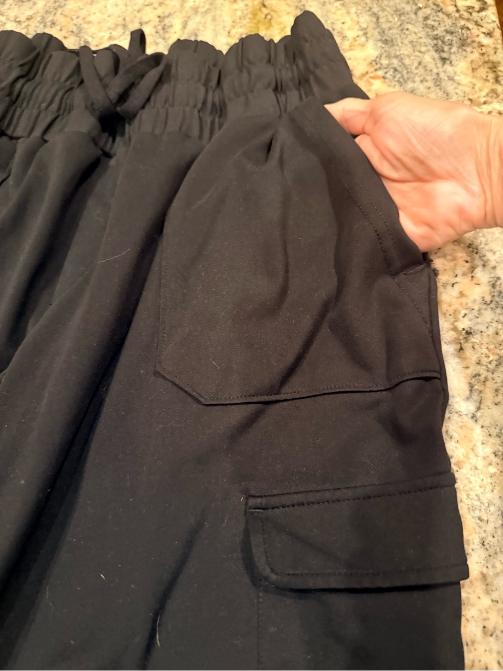 Mondetta Performance + Luxury Black Jogger Pants Size Large | Stretch Cargo - Picture 9 of 13